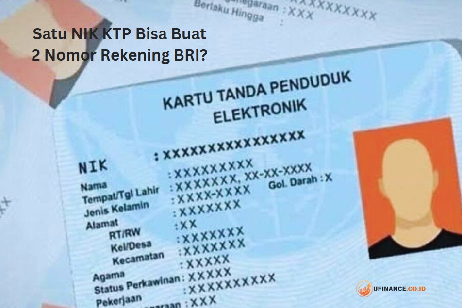 Satu NIK KTP Bisa Buat 2 Nomor Rekening BRI